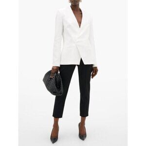 Haider Ackermann Single Breasted Blazer FR 36 US 4 White NWT